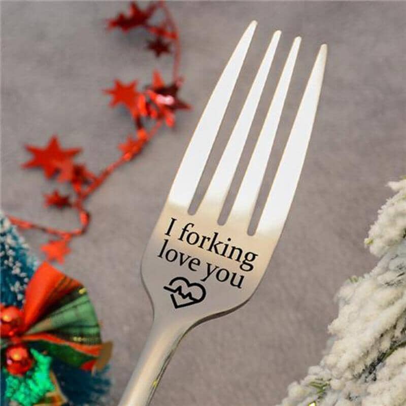 Engraved Fork - Best Funny Gift For Loved One💕
