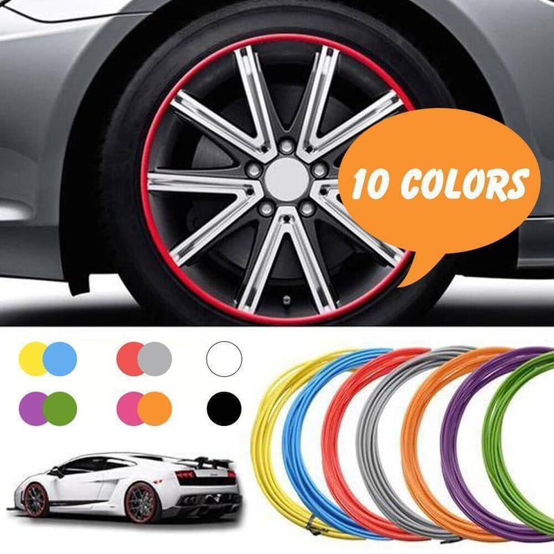 Automobile Wheel Hub Stripe Protector, 8m Lengths