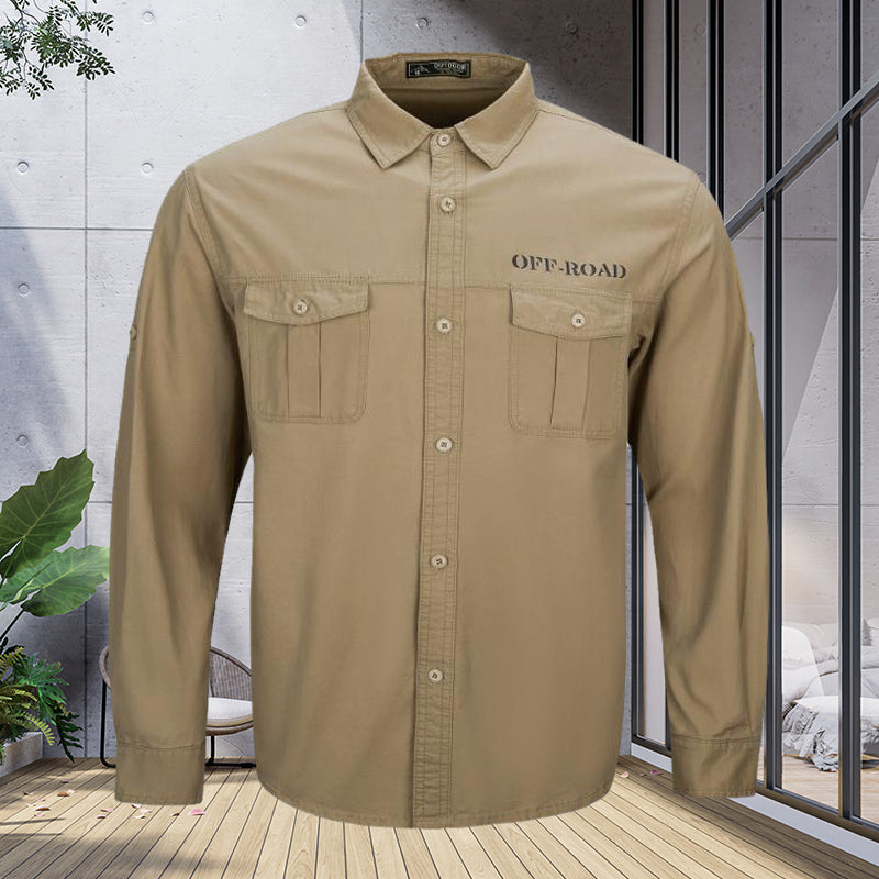Men's Cotton Cargo Shirt