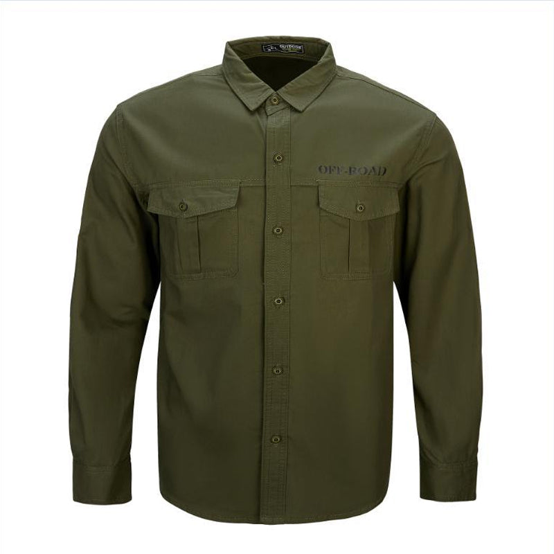 Men's Cotton Cargo Shirt