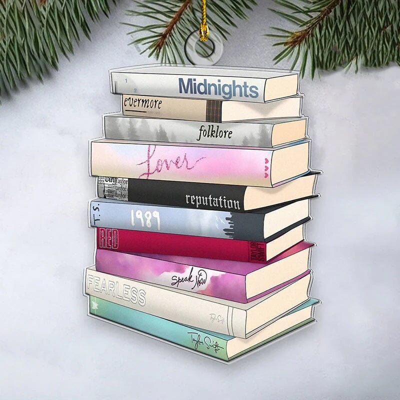 Taylor Albums as Books Ornament📕