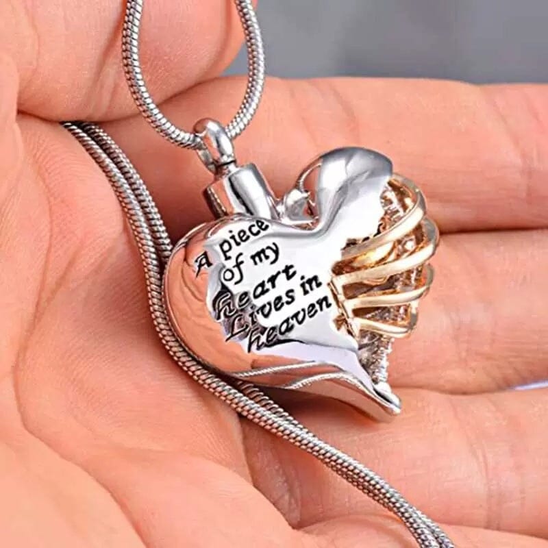 Heart Skeleton Necklace