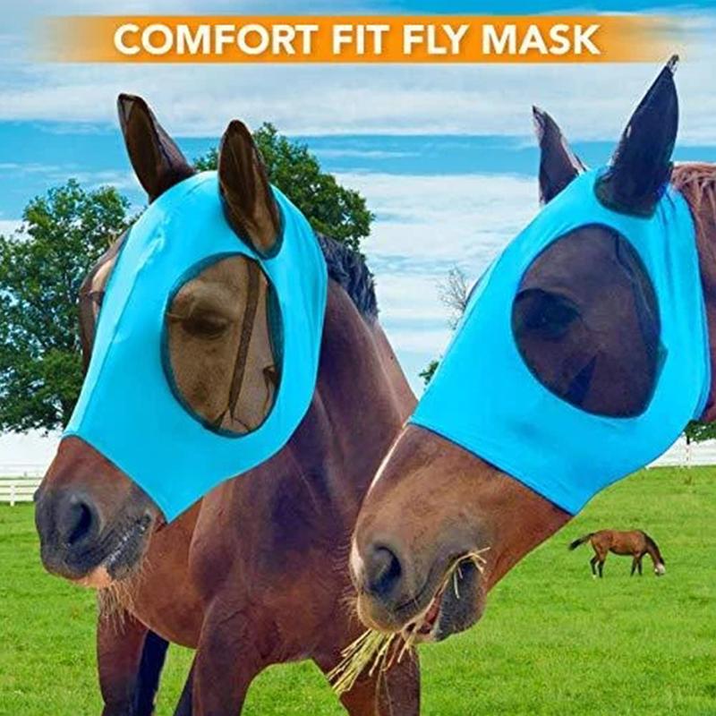 Anti-Fly Mesh Equine Mask