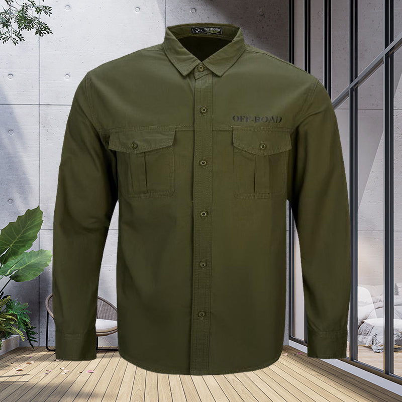 Men's Cotton Cargo Shirt