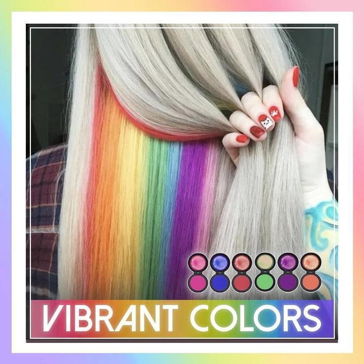 Reusable & Washable Fast Hair Dye Set （6 colors）
