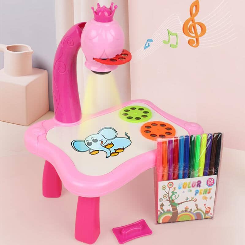 🎅Educational Children Projection Drawing Board