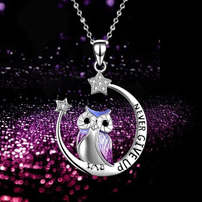 🦉Never Give Up Inspiration Necklace