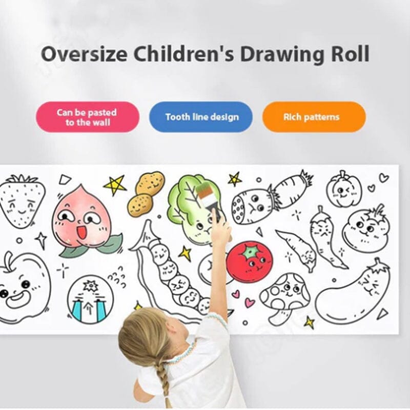 🎨Children's Drawing Roll🎁