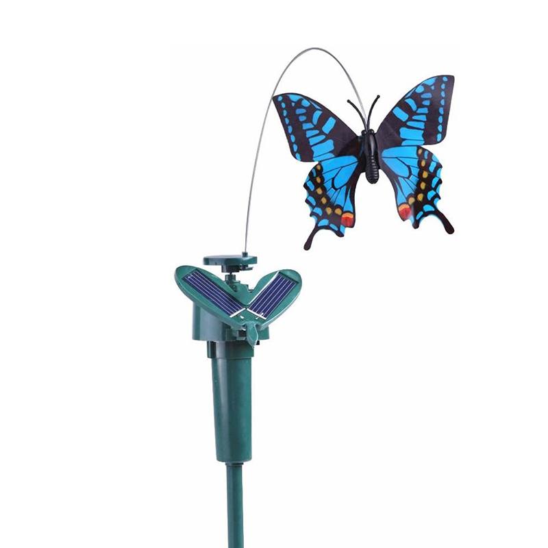 Solar Dancing Hummingbird & Butterfly