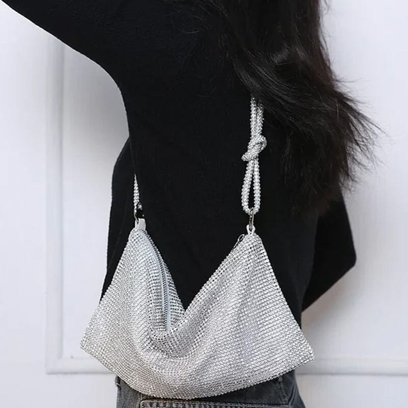 Luxury Design Shiny Rhinestones Handbag