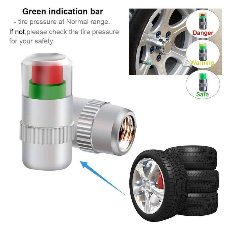 Suitable for all types of vehicles -Tire Pressure Monitor 3 Color Eye Alert
