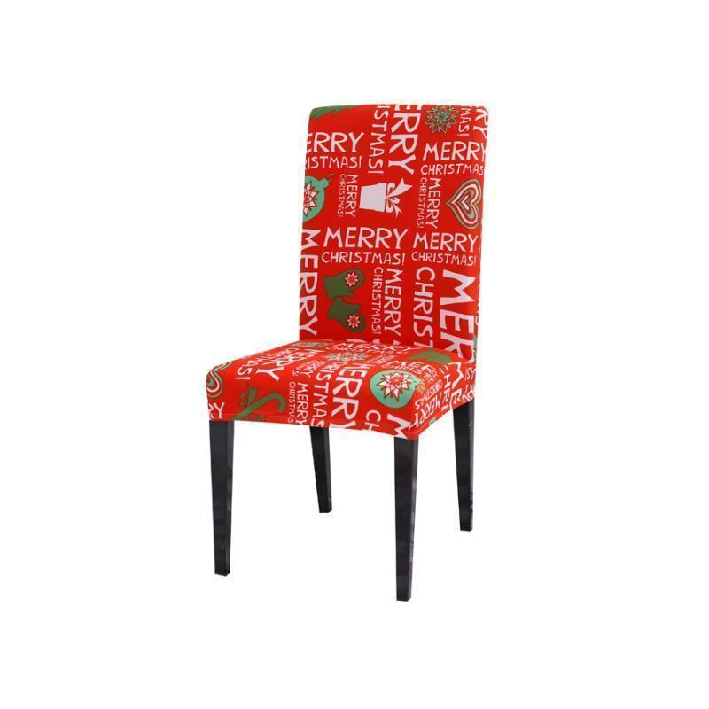 Christmas universal all-inclusive chair cover