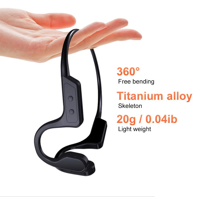 Waterproof Bone Conduction Sports Bluetooth Headset