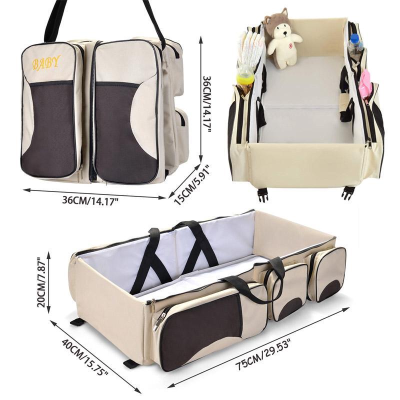Portable Mummy Bag Folding Baby Cradle