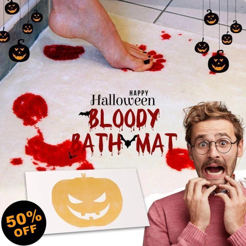 🎁Early Bird Halloween Sale🎃Bloody Color Changing Bath Mat