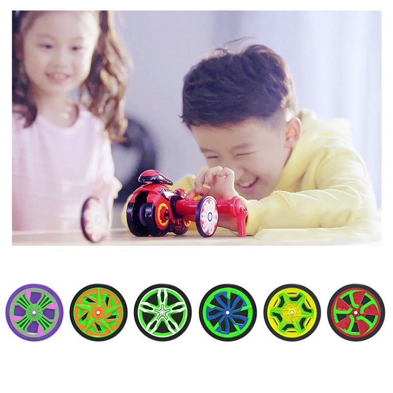 New Motorcycle Wheel Kids Battle Toys
