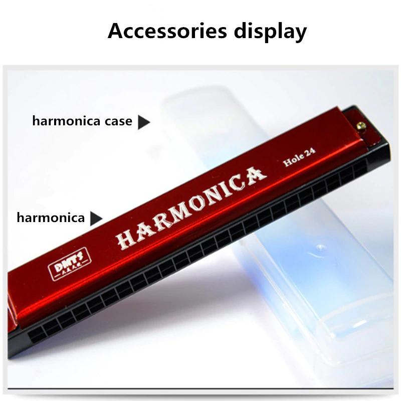24-Hole C Key Metal Harmonica