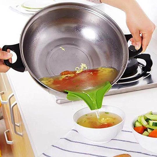 Anti-spill Kitchenware Deflector