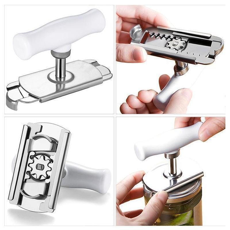 😍Size Adjustable Stainless Steel Can Opener Bottle Tin Cap