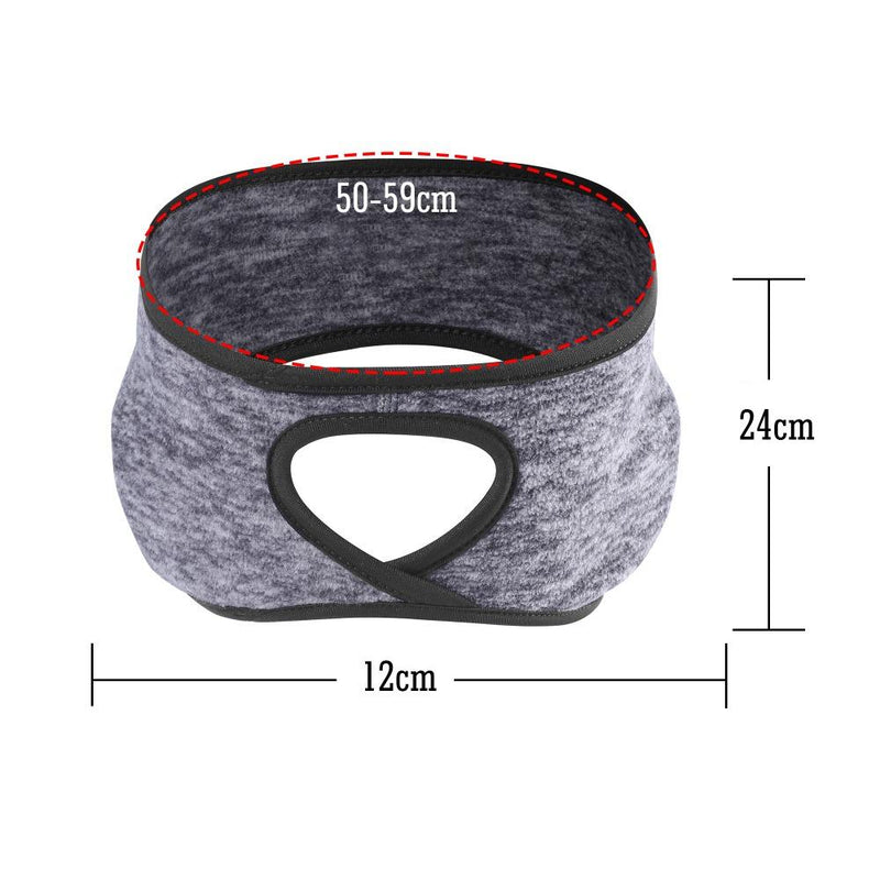 Warm hair band with ear protection