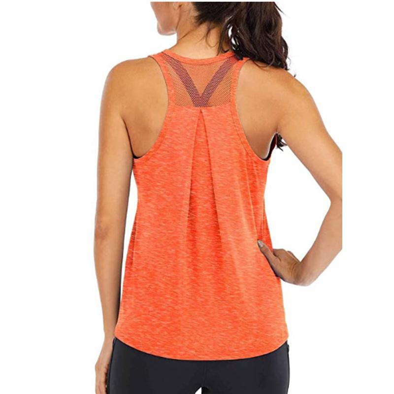 Women loose mesh tank top