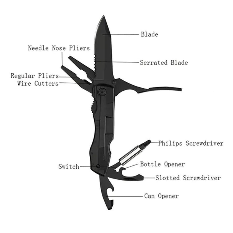 Convenient Multifunctional Folding Knife Screwdriver
