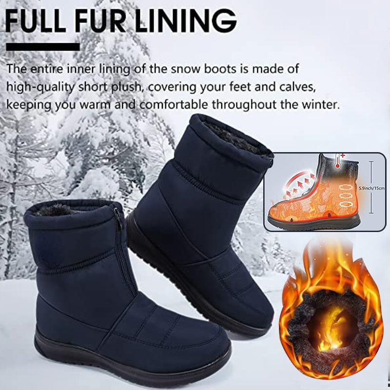 👢Women's Waterproof Snow Ankle Boots - Winter Warm