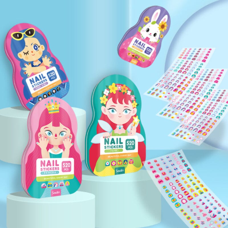 Kids Nail Stickers（520pcs ）