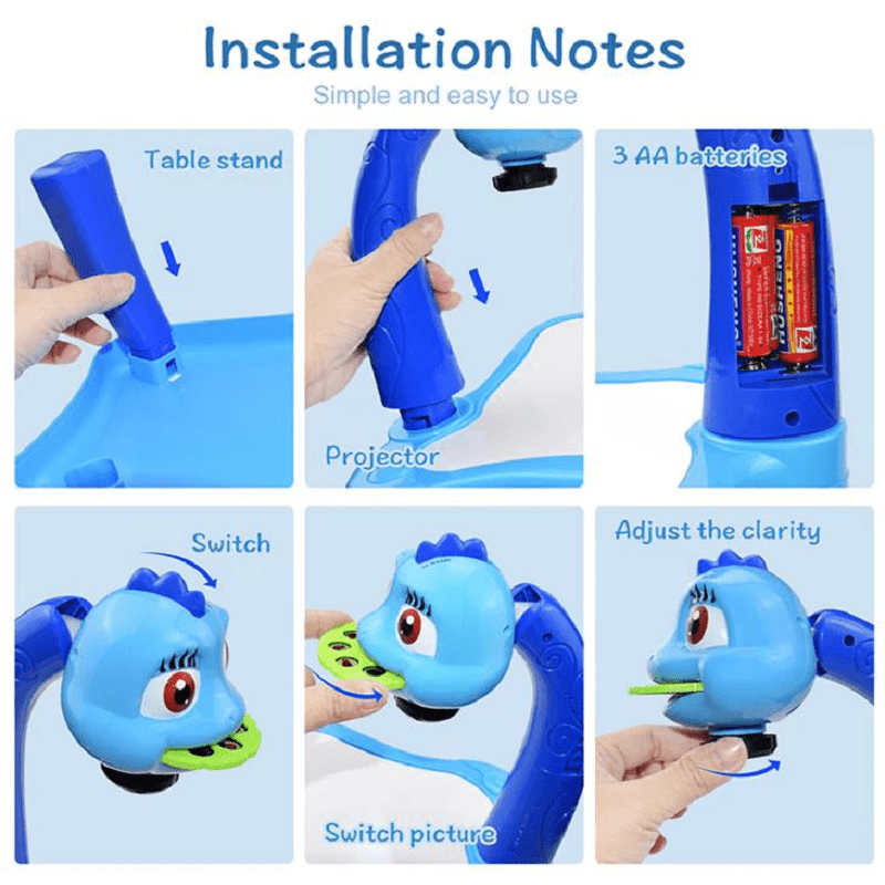 🎅Educational Children Projection Drawing Board