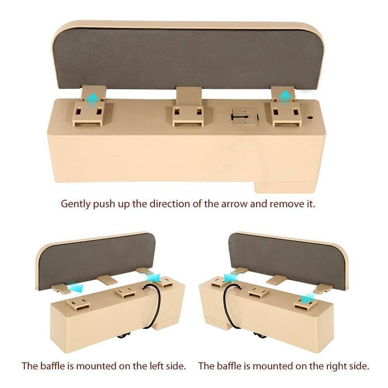 Hirundo Car Seat Crevice Storage Box