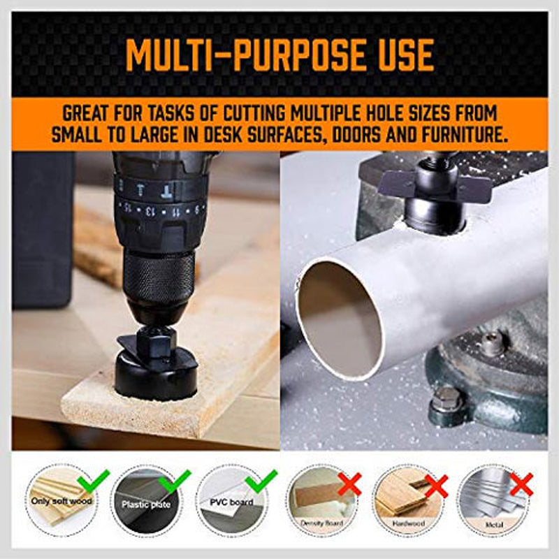 DIY Engineers Hole Saw Set Drill Bit
