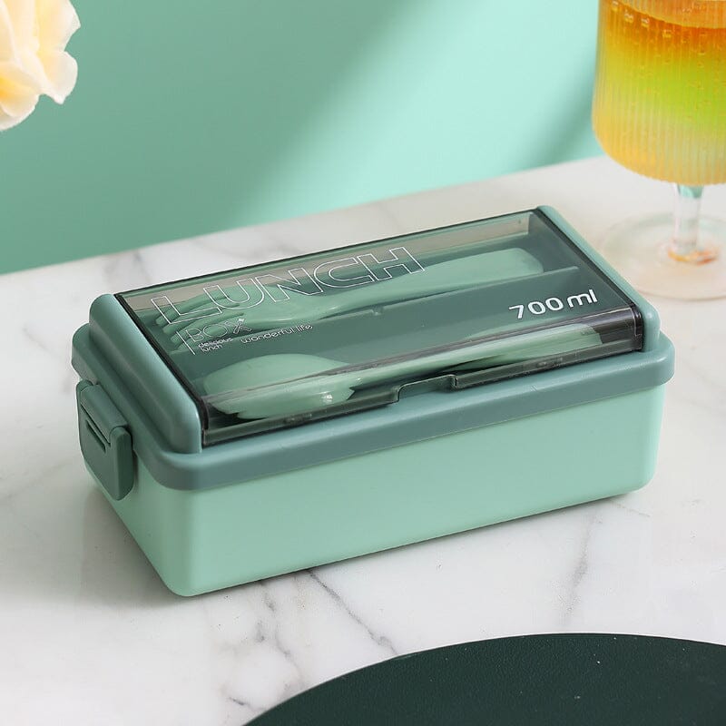 Portable Double Layer Lunch Box