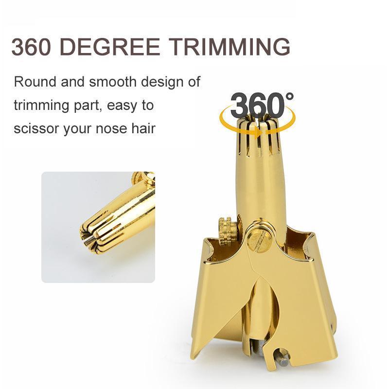 Manual Stainless Steel Nose Hair Trimmer