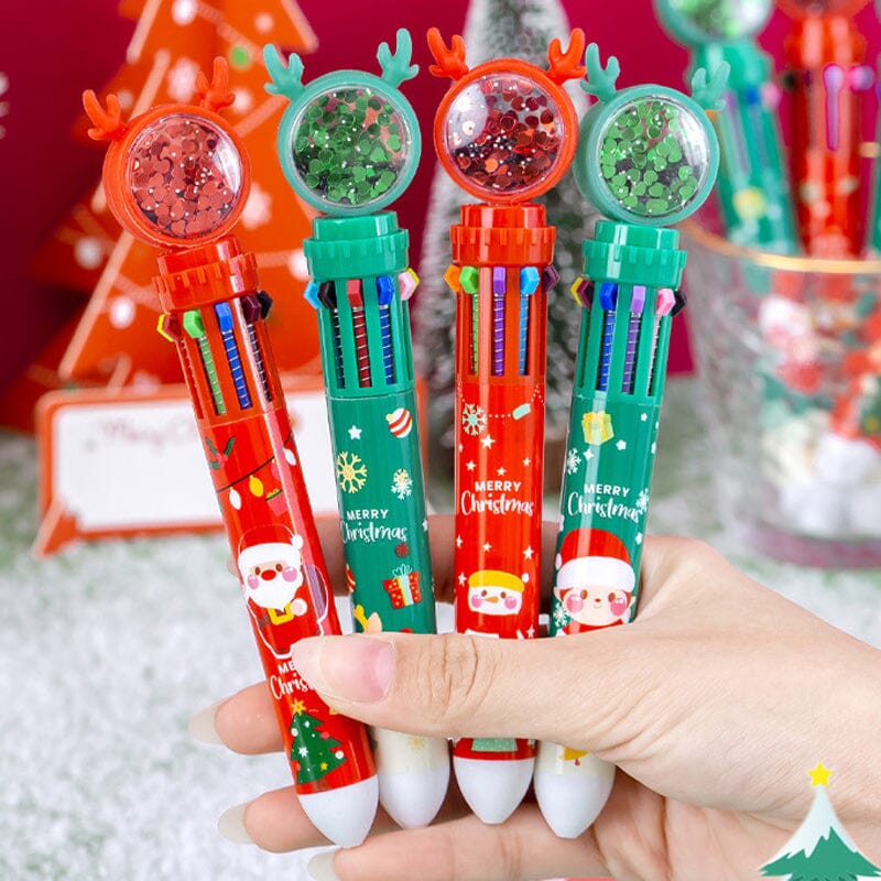 Cute Christmas Glitter Ballpoint Pens