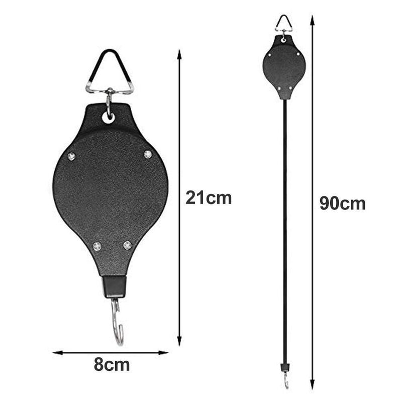 Retractable Hook For Garden Baskets Pots Birds Feeder