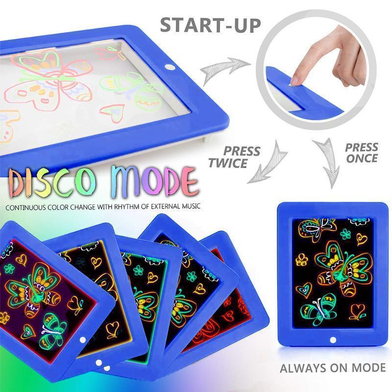 3D LED Luminous Magic Drawing Pad Toys