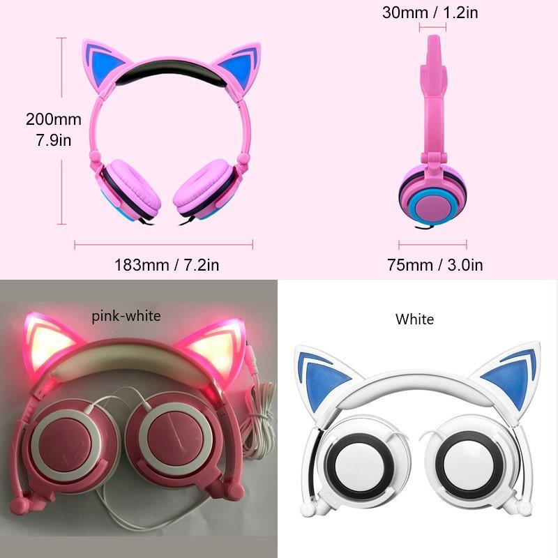 Creative Cat Ear Shape Headphones