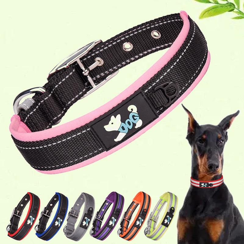 Nylon Reflective Dog Collar