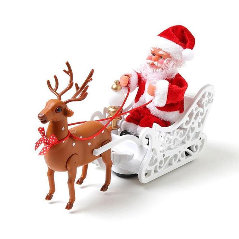 Electric Santa Claus Toys Music Deer