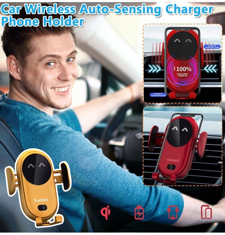 🎇Smart Car Wireless Charger Phone Holder