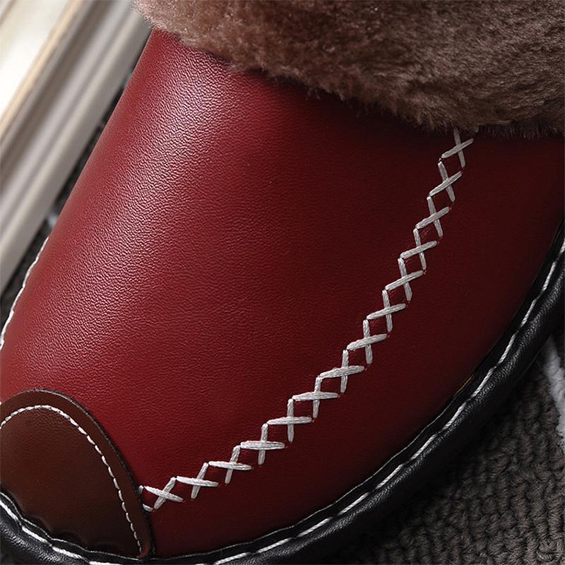 The Indoor Thick-Soled Warm Home Lovers Shoes Slippers