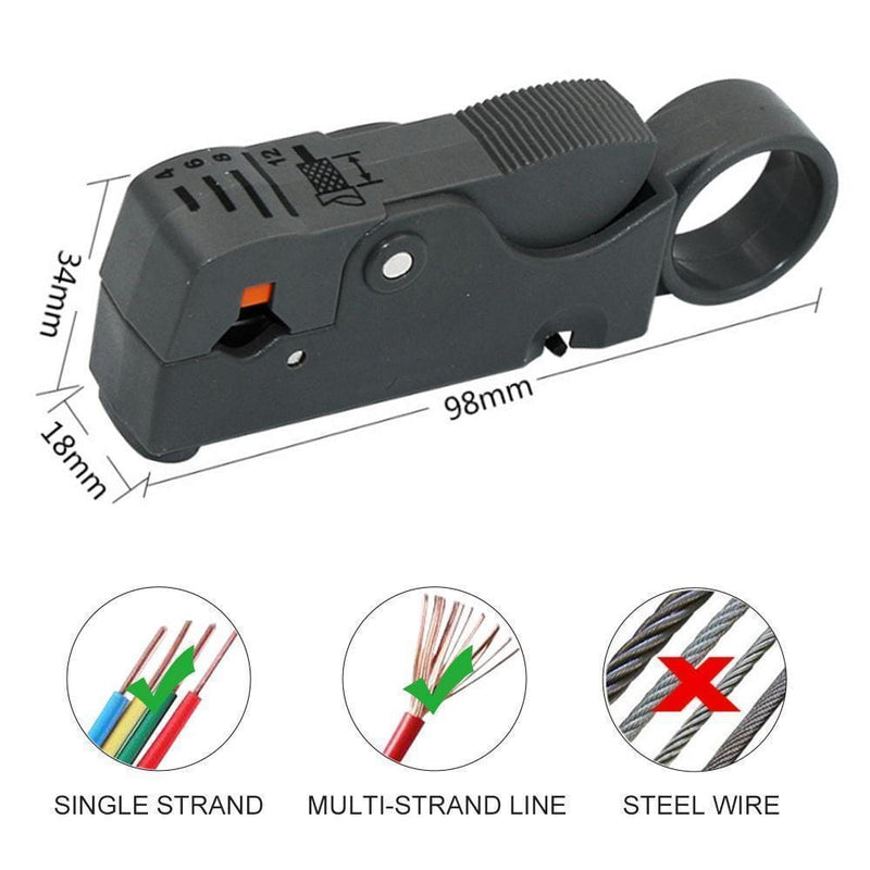 Hirundo Multifunctional Cable Stripping Tool - Double Blades
