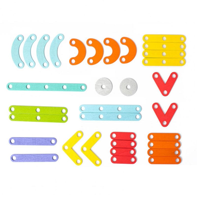 🌈Montessori Pegboard Puzzle