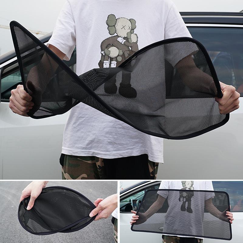 Car Side Window Magnetic Sunshade Curtains