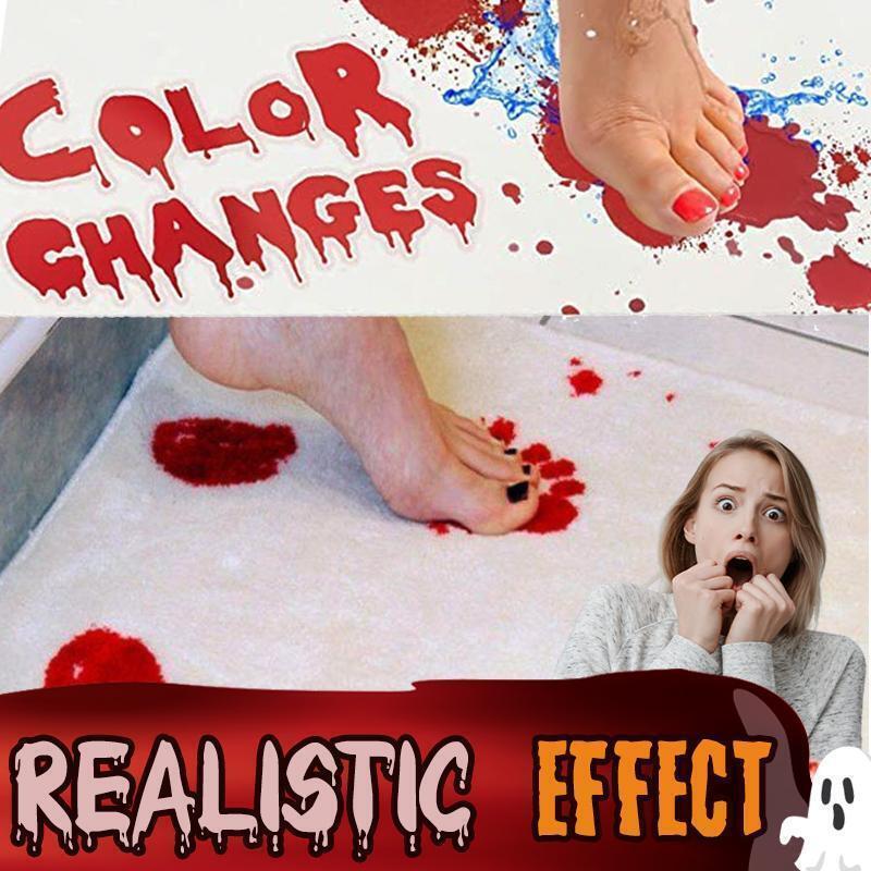 🎁Early Bird Halloween Sale🎃Bloody Color Changing Bath Mat