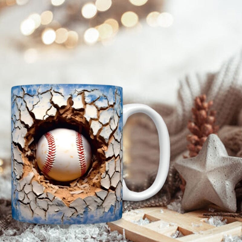 3D Vintage Baseball Mug
