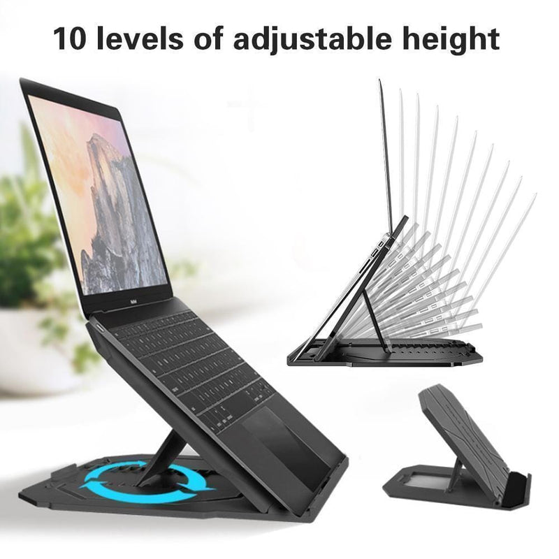 Hirundo Laptop Stand With Turntable