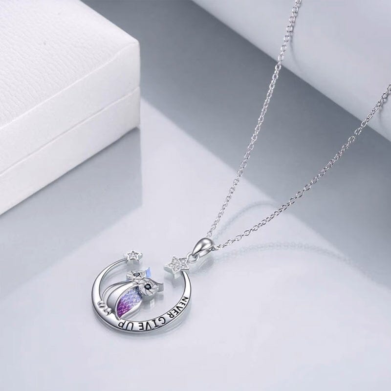 🦉Never Give Up Inspiration Necklace