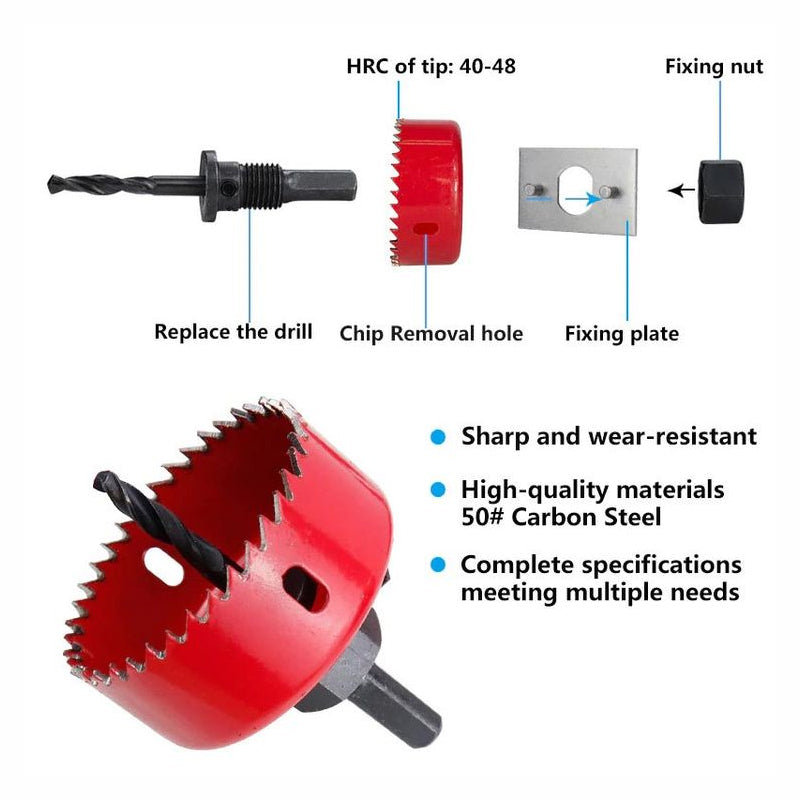 DIY Engineers Hole Saw Set Drill Bit