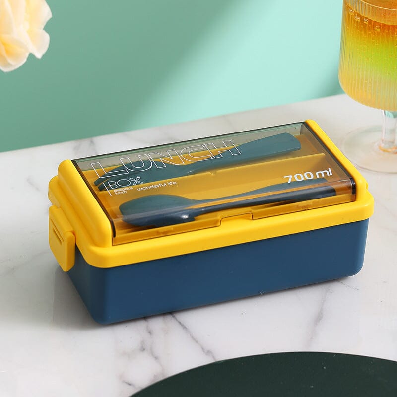Portable Double Layer Lunch Box